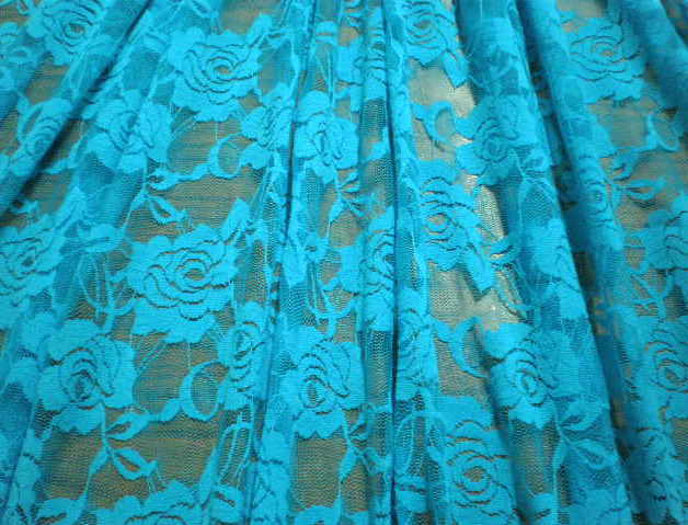 1.Turquoise Putul Flower Lace